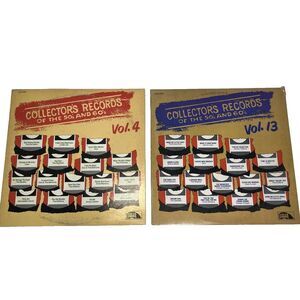 Lot (2) Collector's Records Of The 50's and 60's Vol 4, Vol 13 LP 1970s 1980 R&B